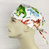 Dinos on white Men's Scrub Hat