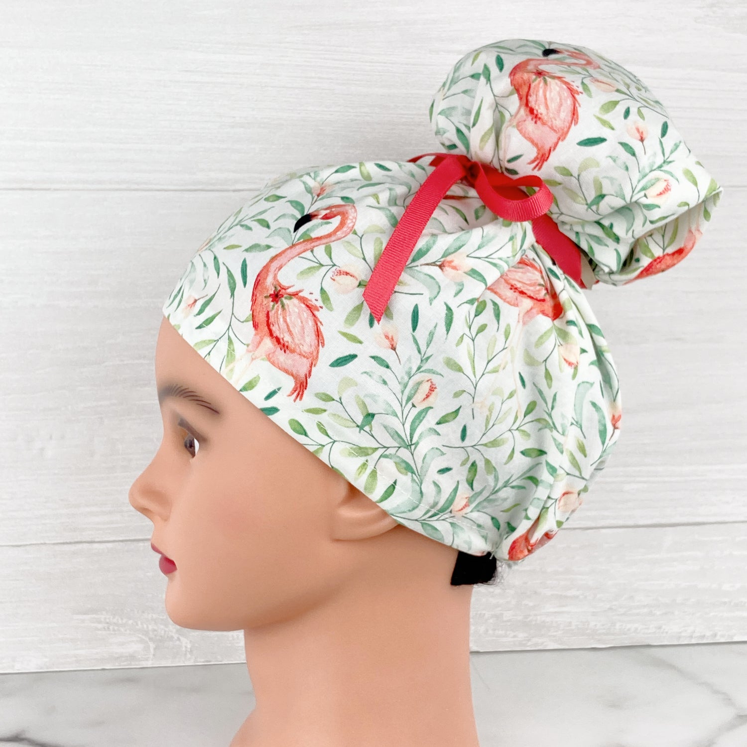 High Bun Updo Scrub Caps